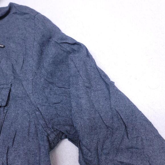 Urban Pipeline Casual Button Up Long Hoodie Mens Size Large L Gray Green - Picture 5 of 10